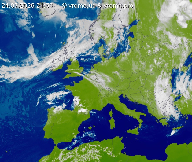 Oblačnost Evropa