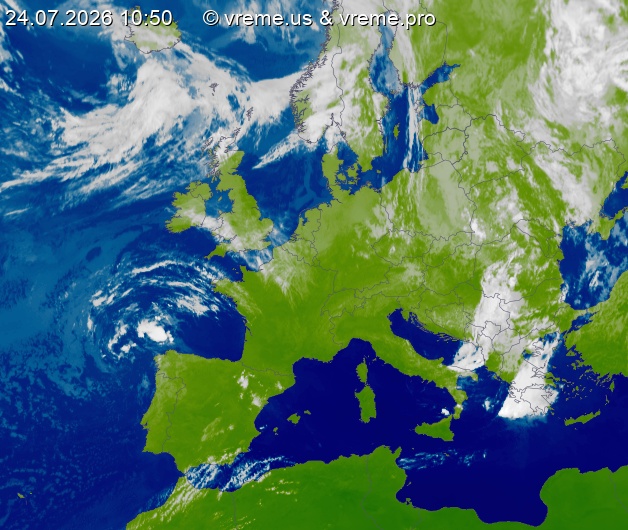 Oblačnost Evropa