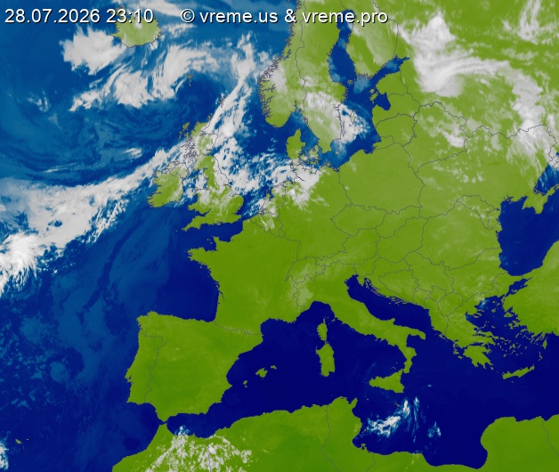 Oblačnost Evropa
