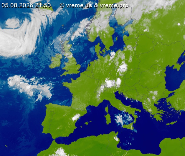 Oblačnost Evropa