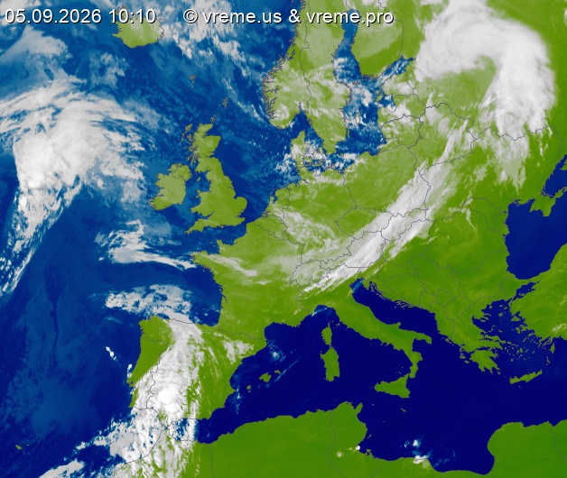 Oblačnost Evropa