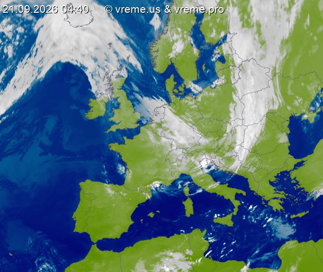 Bew&ouml;lkung Europa