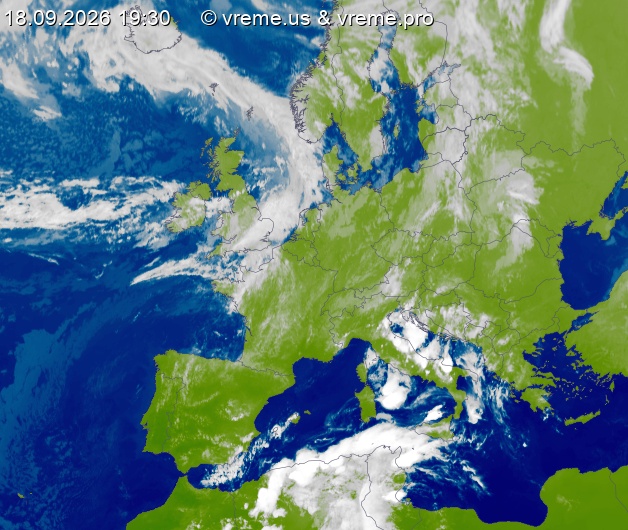 Bew&ouml;lkung Europa