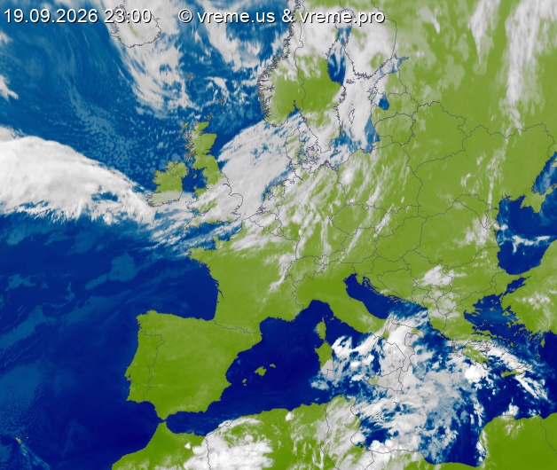 Oblačnost Evropa