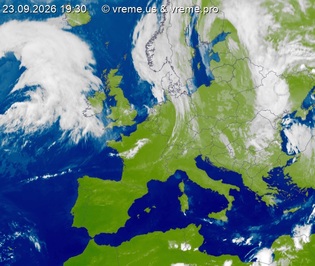 Oblačnost Evropa