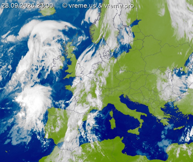 Oblačnost Evropa