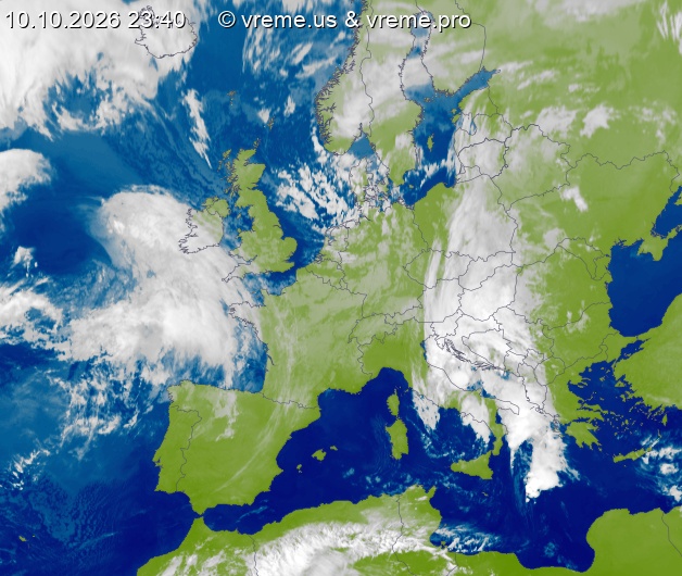 Oblačnost Evropa