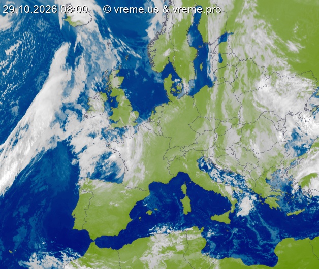 Oblačnost Evropa