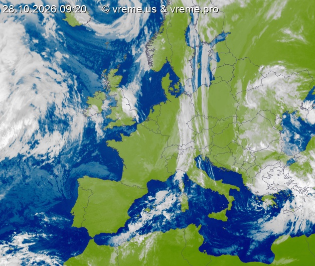 Oblačnost Evropa