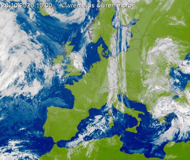 Oblačnost Evropa