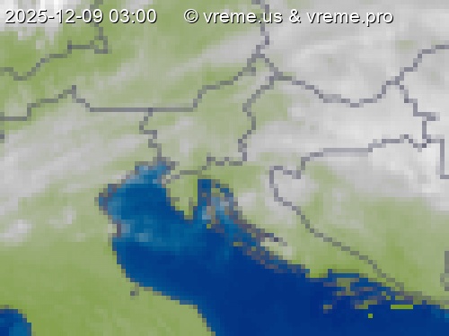 Oblačnost Slovenija