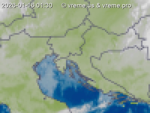 Oblačnost Slovenija