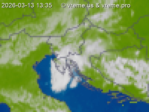 Oblačnost Slovenija