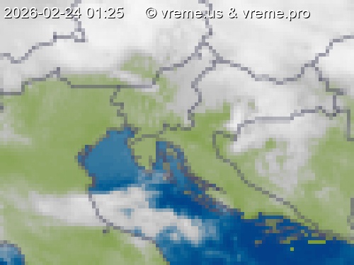 Oblačnost Slovenija