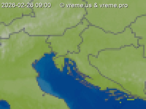 Oblačnost Slovenija