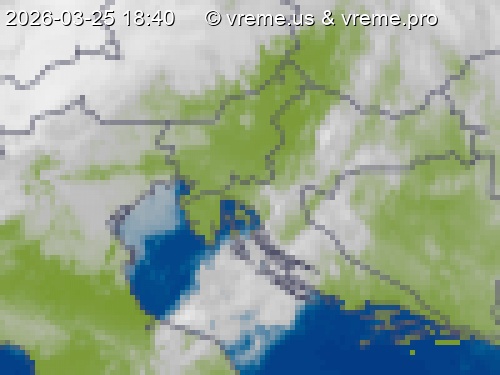 Oblačnost Slovenija