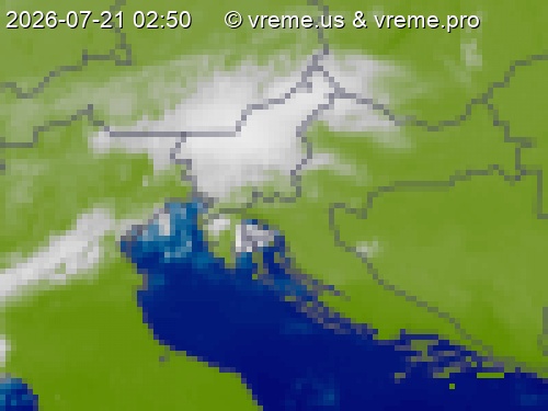 Oblačnost Slovenija