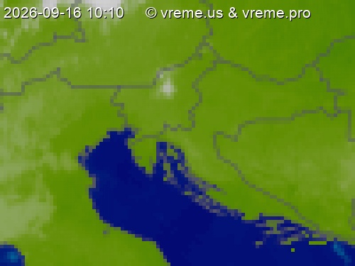 Oblačnost Slovenija