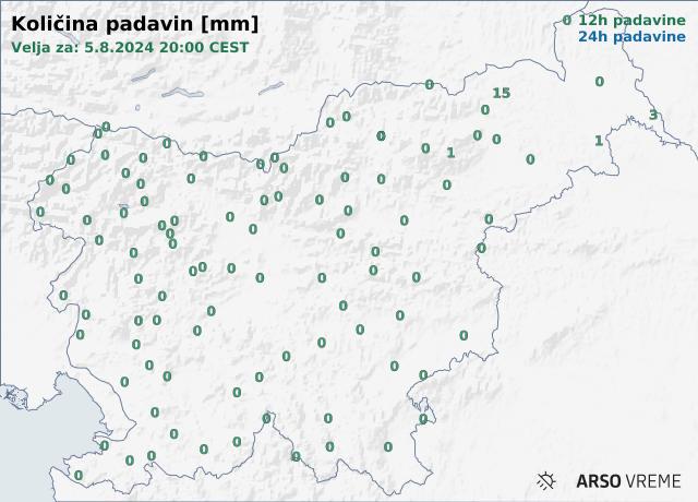 Količina padavin