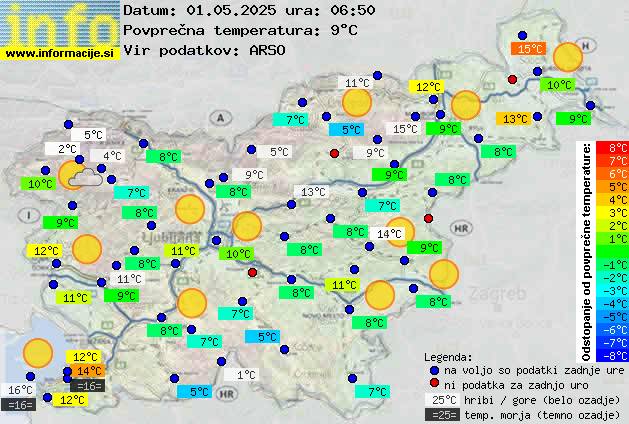Trenutno vreme Kamnik