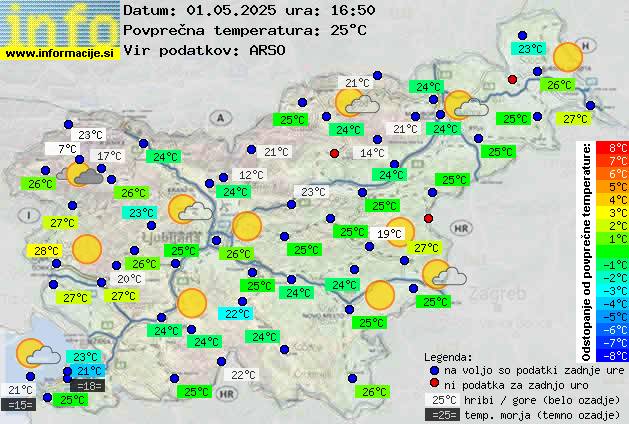 Trenutno vreme Litija