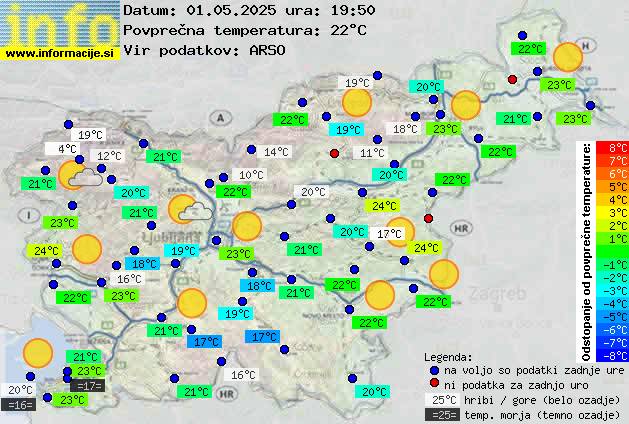 Trenutno vreme Koper