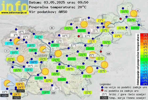 Trenutno vreme Novo mesto
