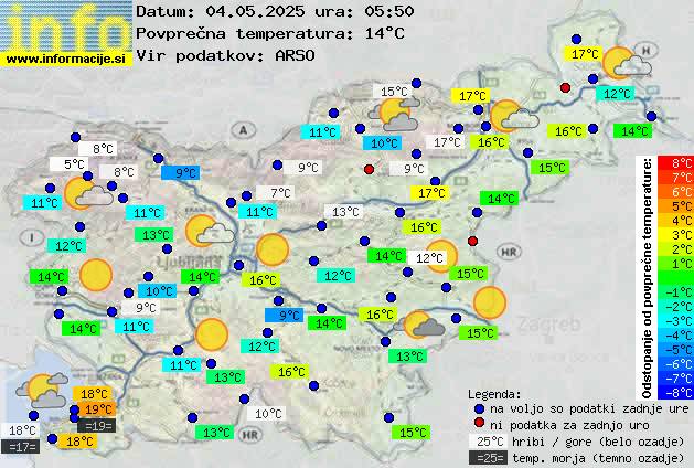 Trenutno vreme Litija