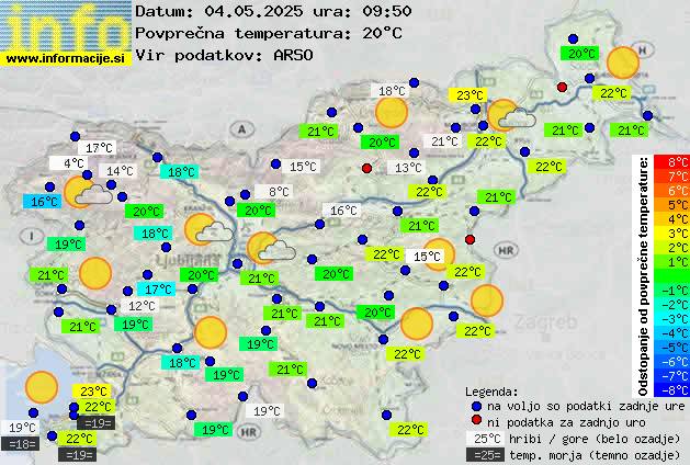Trenutno vreme Jesenice