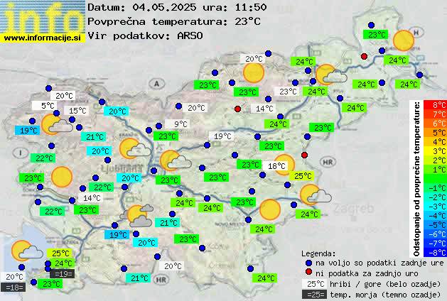 Trenutno vreme Postojna