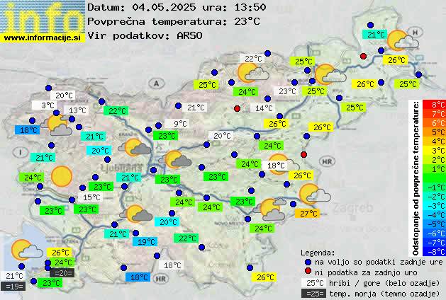 Trenutno vreme Slovenska Bistrica