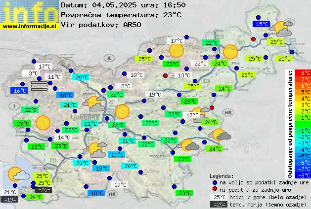 Trenutno vreme Slovenska Bistrica