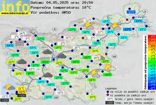 Trenutno vreme Škofja Loka