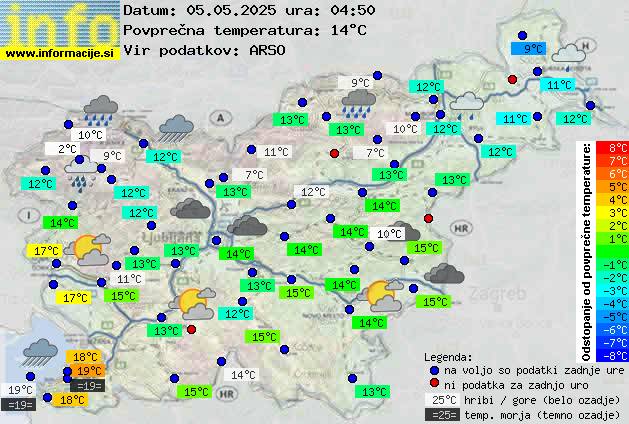 Trenutno vreme Škofja Loka