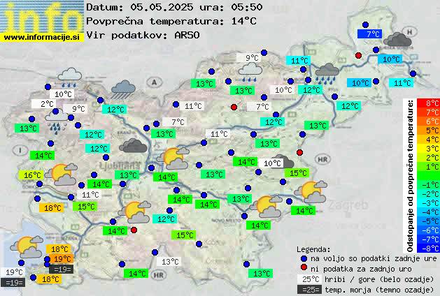 Trenutno vreme Murska Sobota