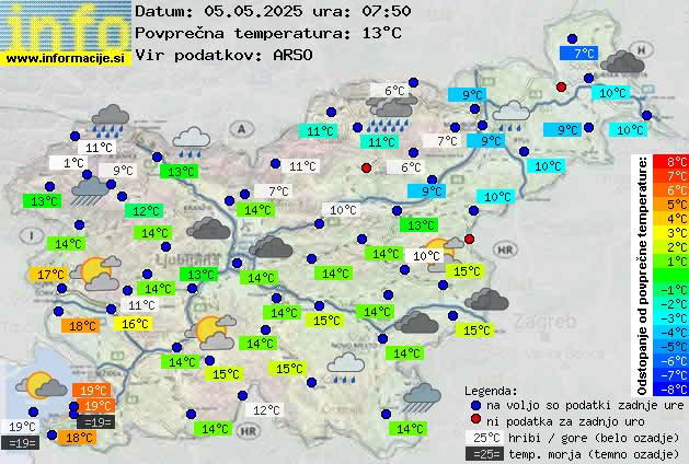 Trenutno vreme Kranjska Gora