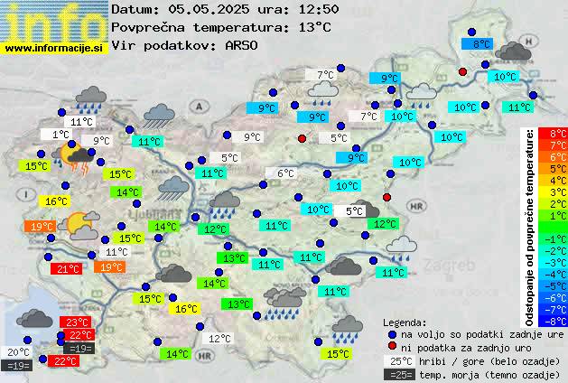 Trenutno vreme Litija