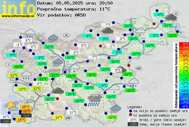 Trenutno vreme Rogaška Slatina