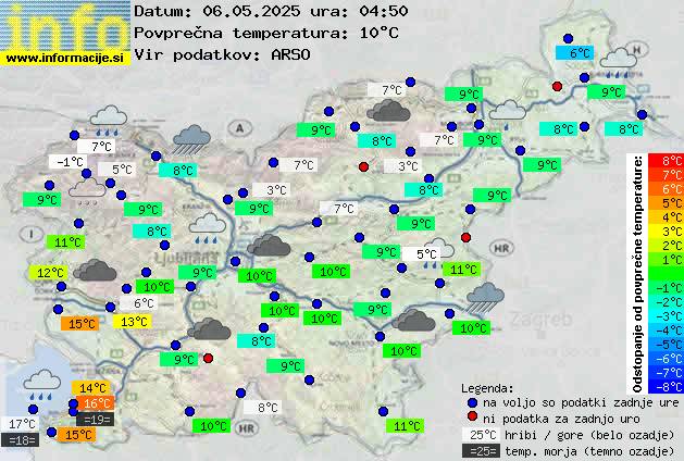 Trenutno vreme Slovenska Bistrica