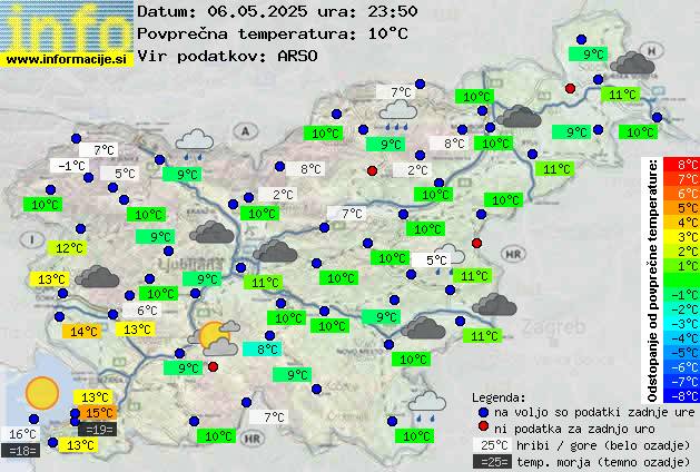 Trenutno vreme Slovenska Bistrica