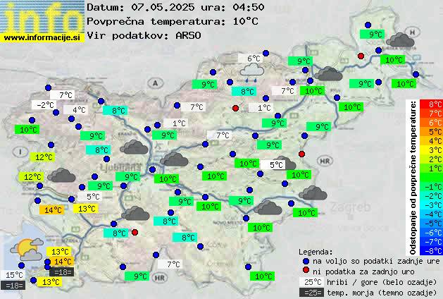 Trenutno vreme Kamnik