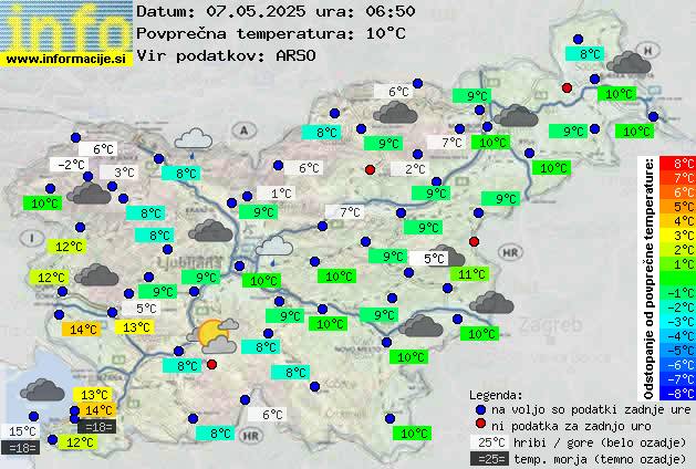 Trenutno vreme Kranjska Gora