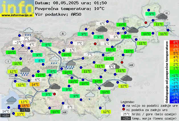 Trenutno vreme Ravne na Koroškem