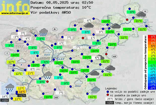Trenutno vreme Kamnik