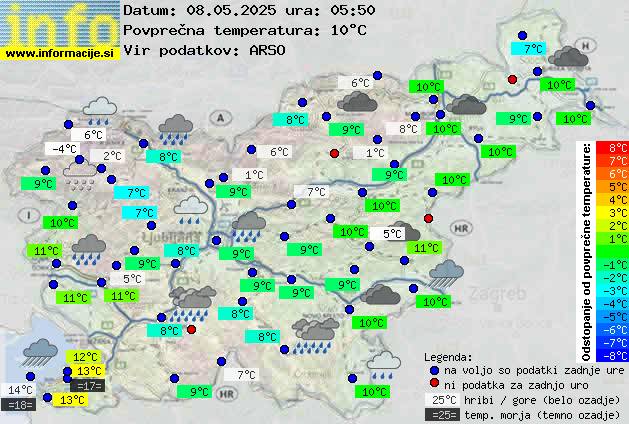 Trenutno vreme Kranjska Gora