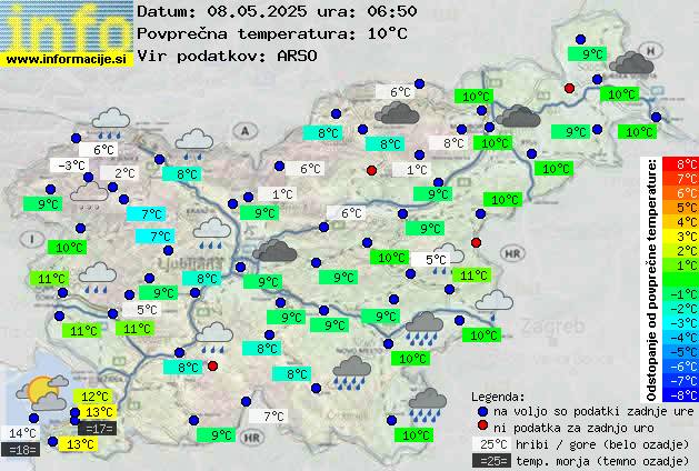 Trenutno vreme Rogaška Slatina