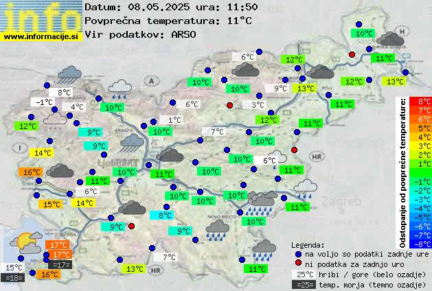 Trenutno vreme Slovenj Gradec