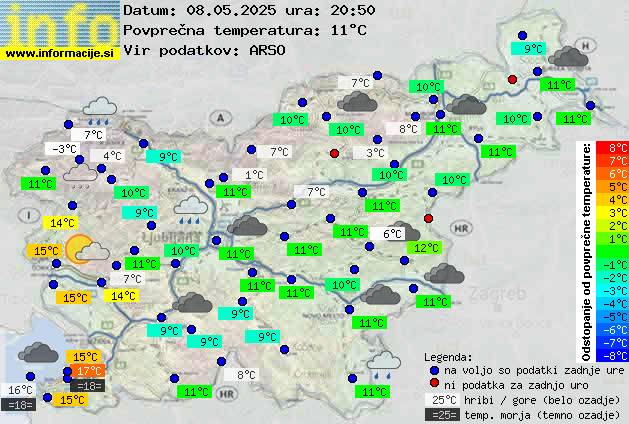 Trenutno vreme Murska Sobota