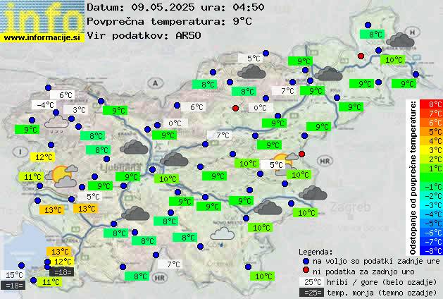 Trenutno vreme Kranj
