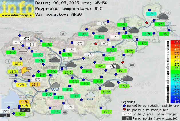 Trenutno vreme Slovenska Bistrica